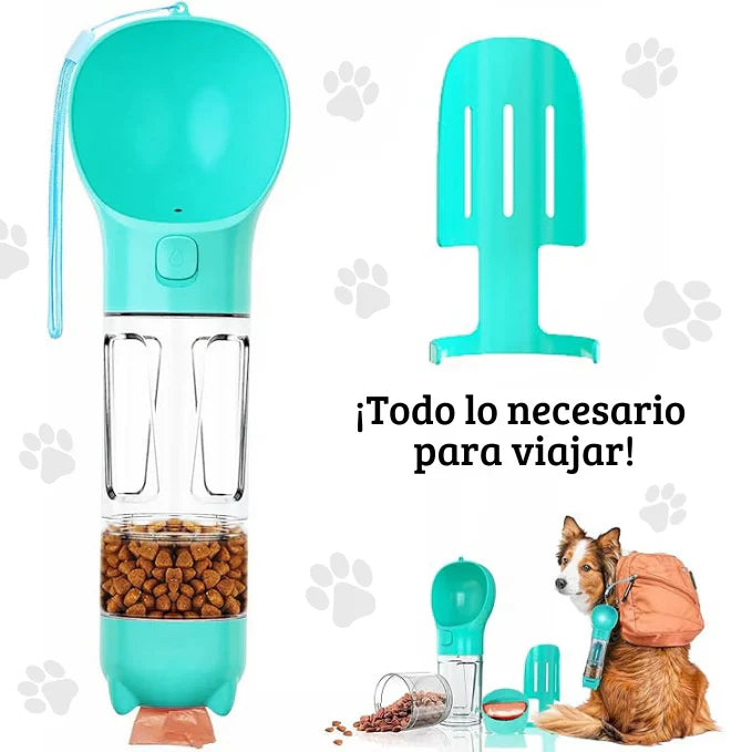 PETGO™ BOTELLA PARA MASCOTAS MULTIFUNCION 4 EN 1